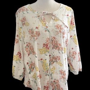 Ladies flowy blouse by St John’s Bay